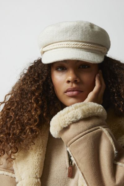 Brixton Fiddler Cap In Ivory