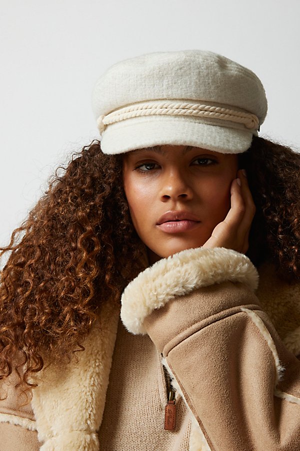 BRIXTON CLASSIC FIDDLER CAP IN IVORY, WOMEN'S AT URBAN OUTFITTERS