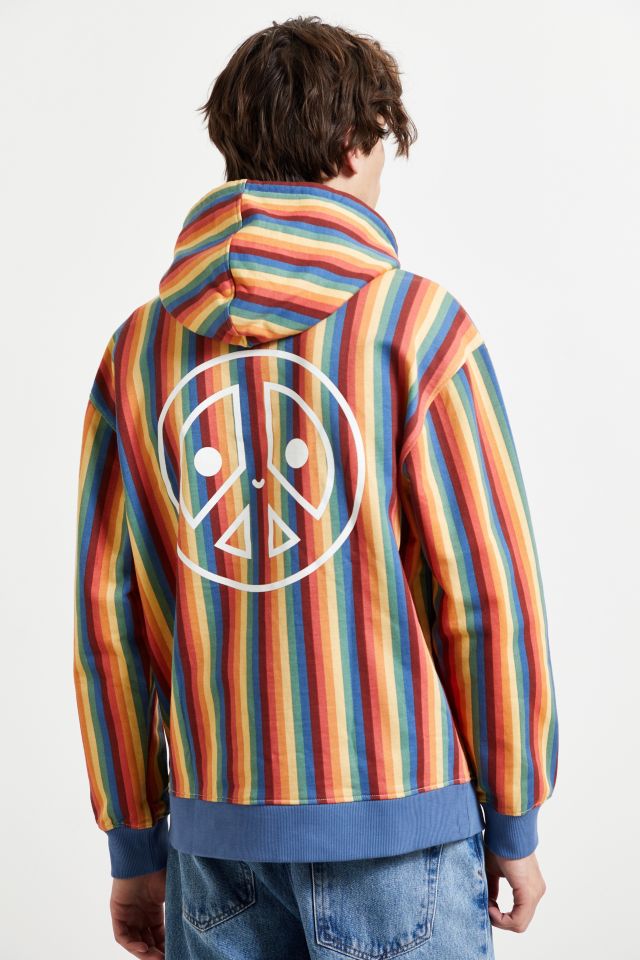 GUESS ORIGINALS X FriendsWithYou Striped Hoodie Sweatshirt #3