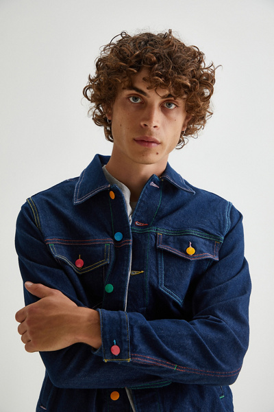 Giacca GUESS Dylan Trucker Uomo In Cotone Leggero – Tessuto Velluto A Coste, Colletto Sherpa, Chiusura A Scatto