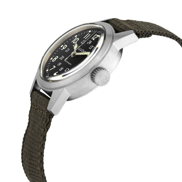 Bulova VWI Special Edition HACK Automatic Black Dial Men's Watch 96A259 #1