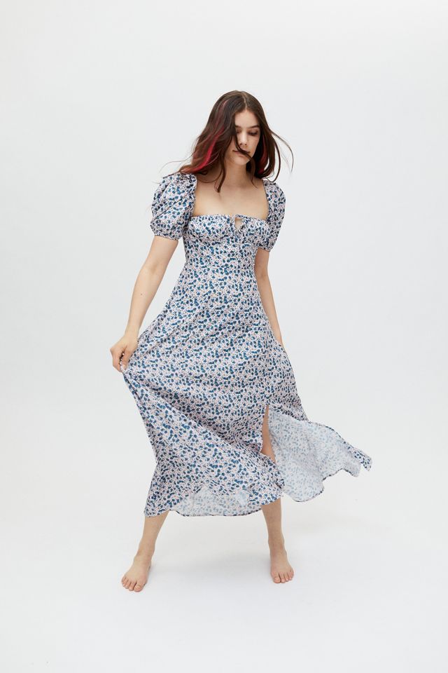 Urban Outfitters Objects Without Meaning Om Cutout Midi Dress