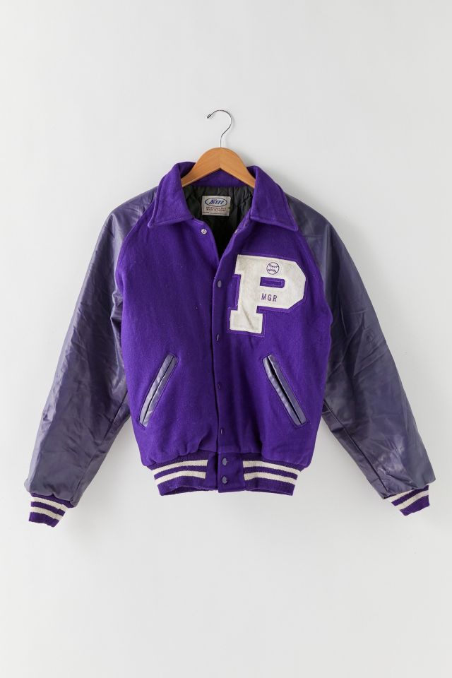 Vintage Purple Varsity Jacket – HEDGE