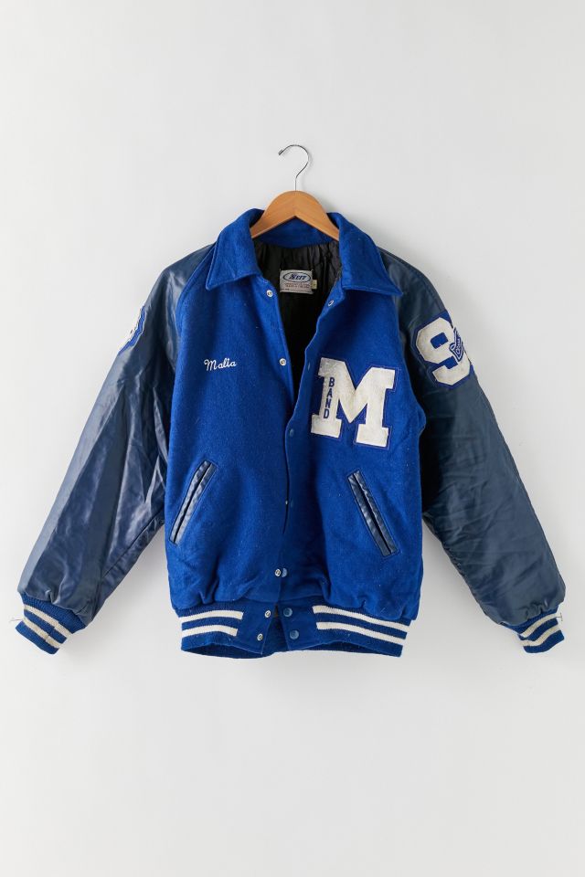 Vintage Blue Varsity Jacket