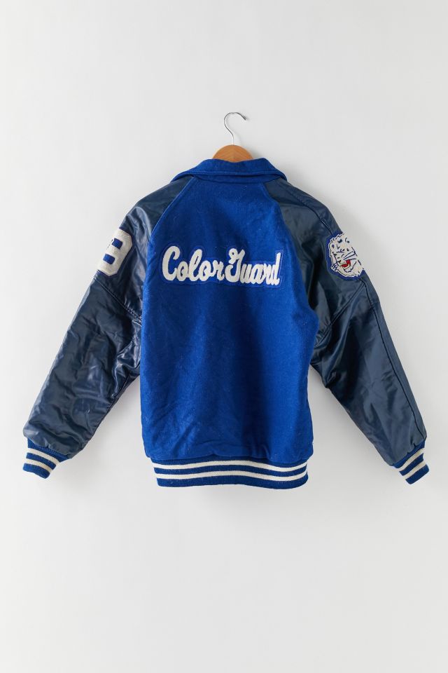 Vintage Blue Varsity Jacket #1