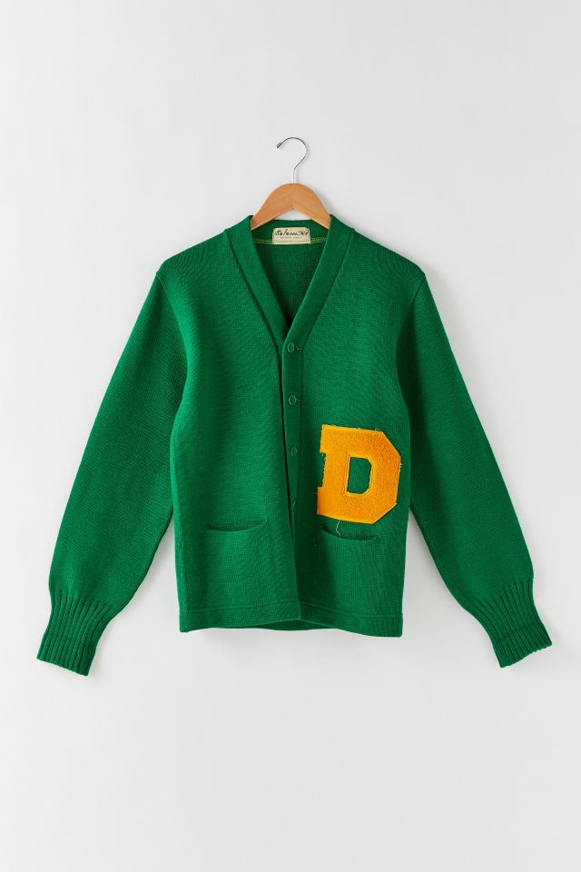 Vintage best sale green cardigan