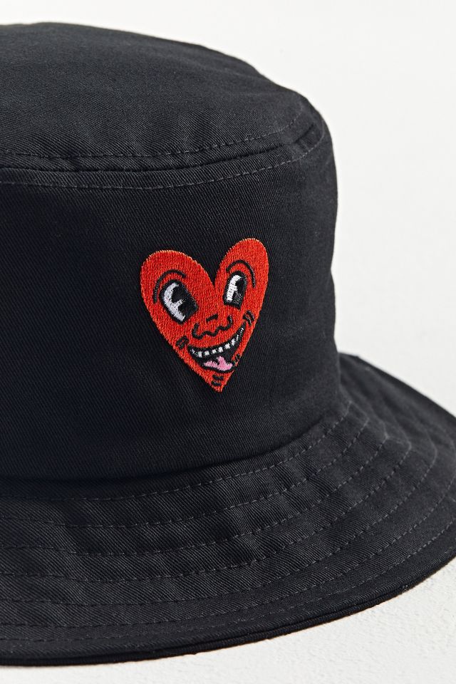 Keith Haring Heart Bucket Hat #1