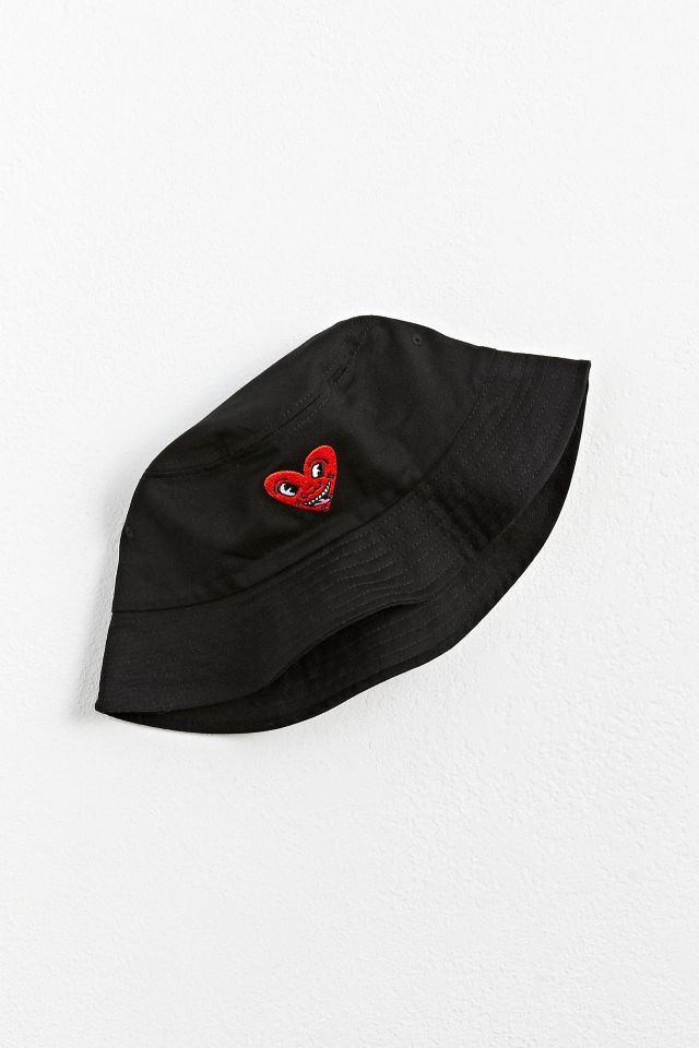 Keith Haring Heart Bucket Hat #2