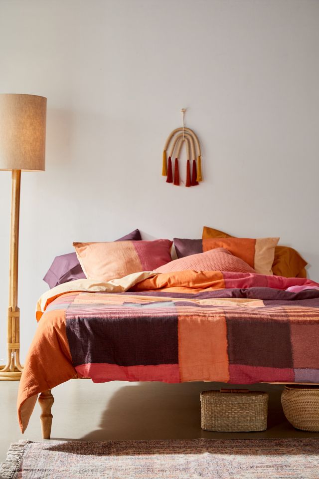 Modern Colorblock Duvet Cover Urban Outfitters