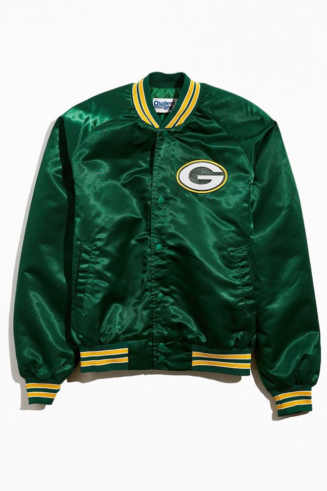 Green Bay Packers - Prime Time Satin Varsity NFL Jacket :: FansMania