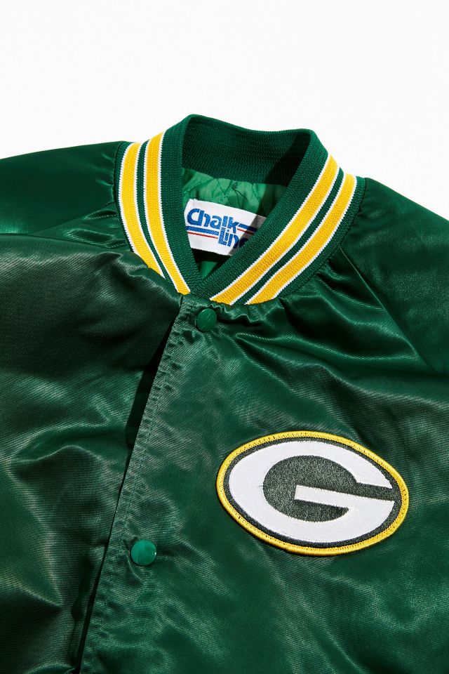 Vintage Y2K GREEN BAY PACKERS N.F.L Team Colorways Reversible Green Grey  Color Jacket with Full Zip Adult Large Size - BIDSTITCH