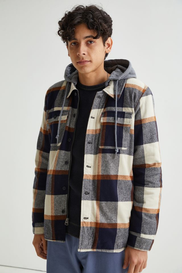 Levi's Sherpa Lined Hooded Shirt Jacket | Urban Outfitters