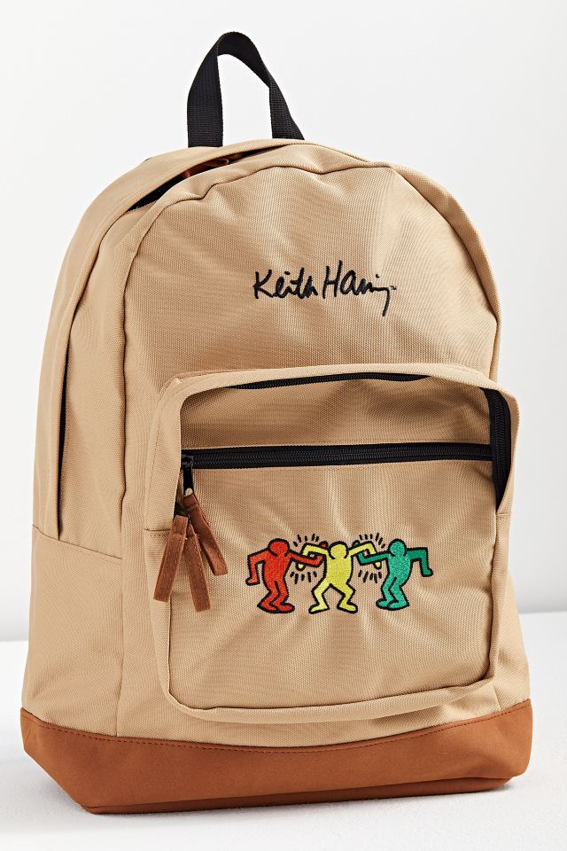 Keith Haring Dancing Figures Backpack #1