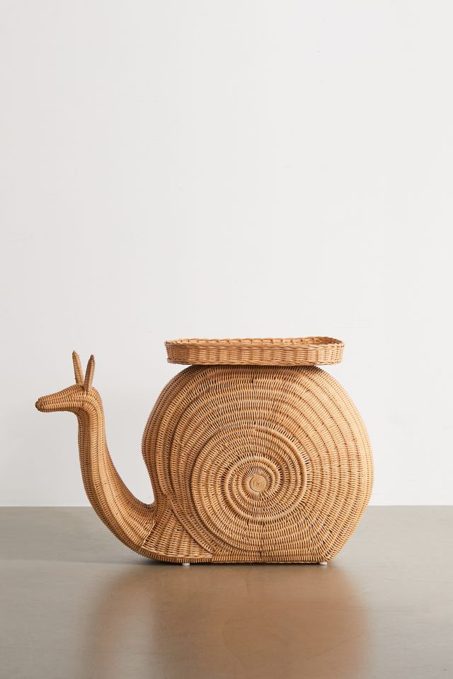 Snail Rattan Side Table #2