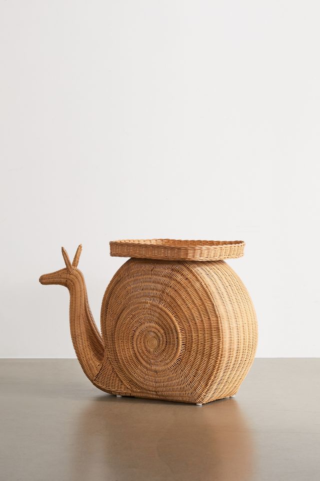 Snail Rattan Side Table #4