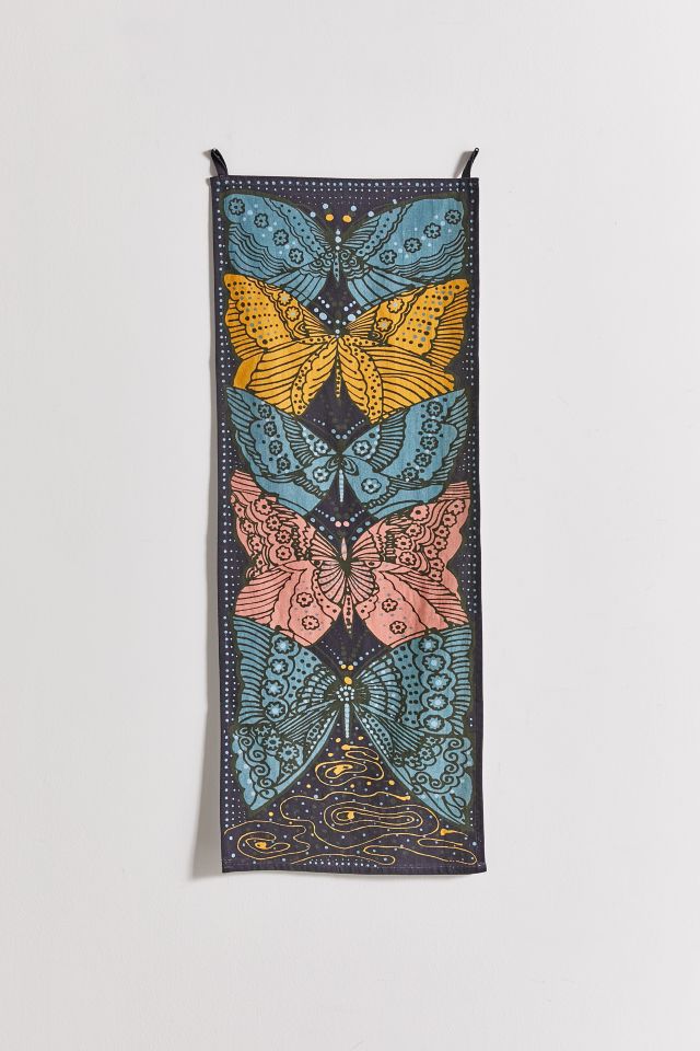Butterfly Column Tapestry #1