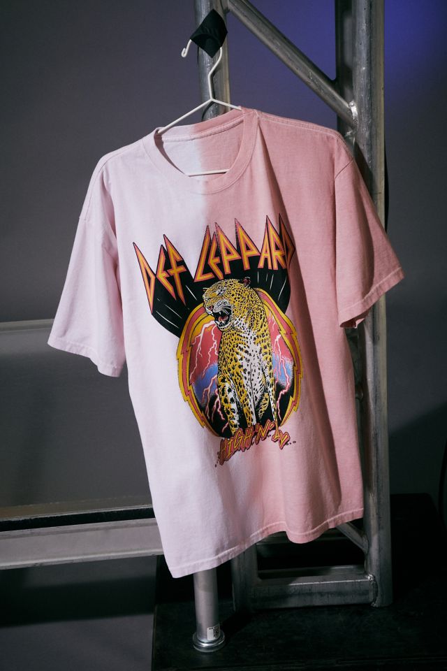 def leppard blue tie dye shirt