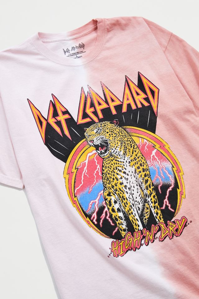 Def Leppard Split Dye Tee #1