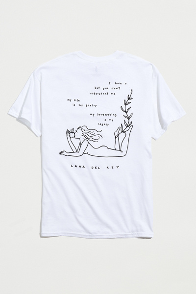 Lana Del Rey Poetry Tee | Urban Outfitters