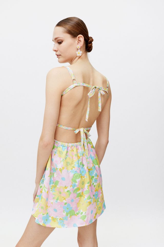 For Love & Lemons Emily Backless Mini Dress #1