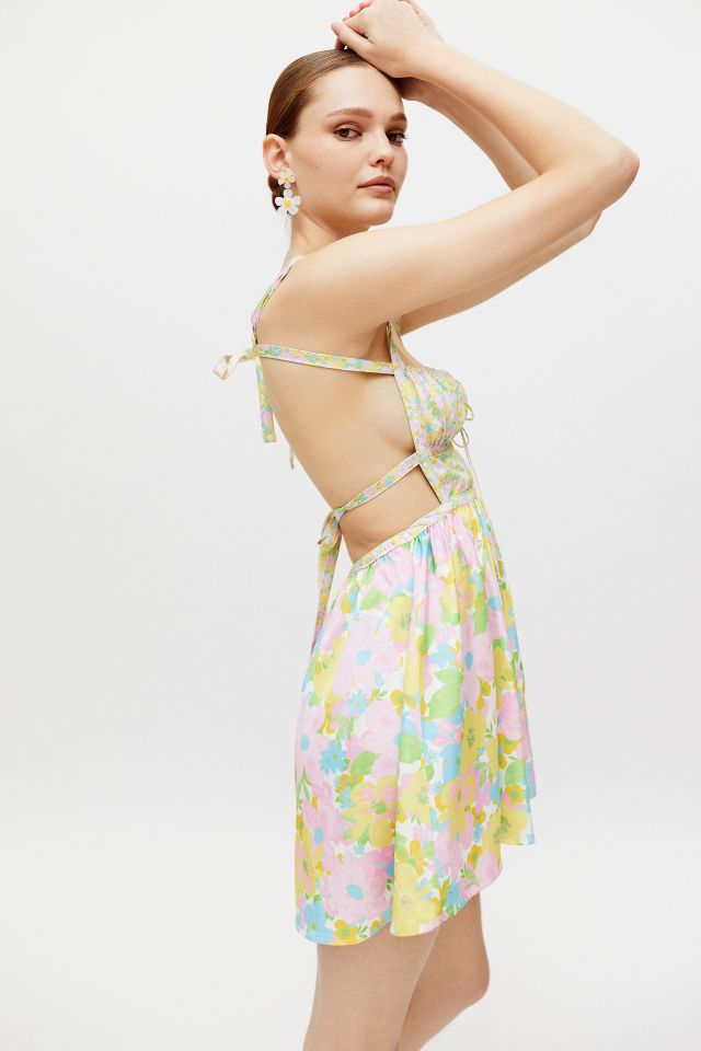 For Love & Lemons Emily Backless Mini Dress #2