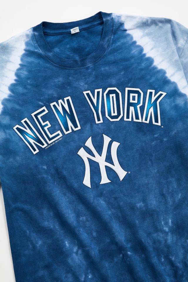 NY Yankees Mens Vintage Tubular Tie Dye Tee