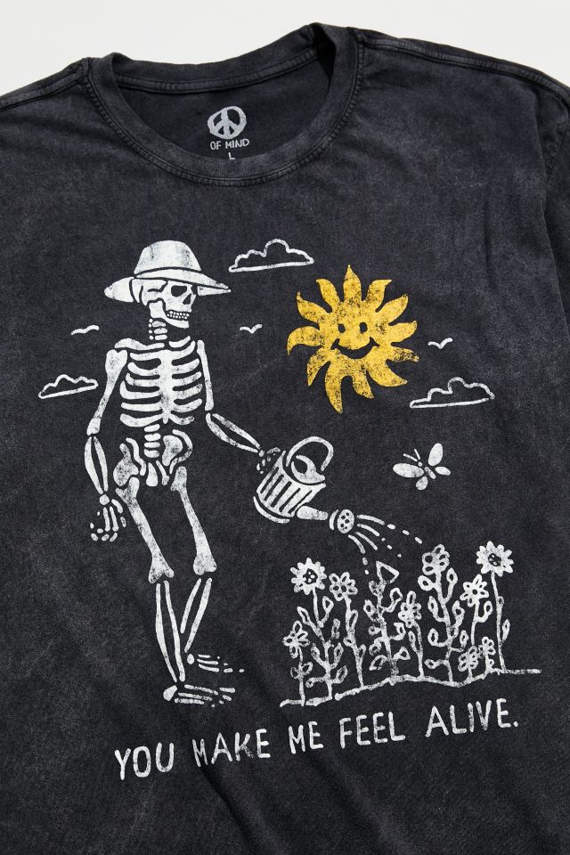 You Make Me Feel Alive Skeleton Tee #1