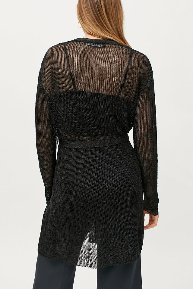 Lioness Take Me To Rio Sheer Wrap Mini Dress | Urban Outfitters