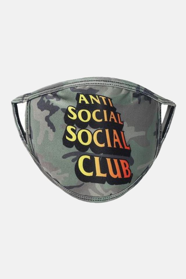 Anti Social Social Club Comic Sans Mask Camo #1