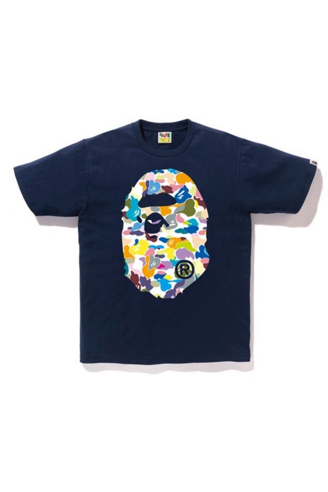 Multicolor bape clearance shirt