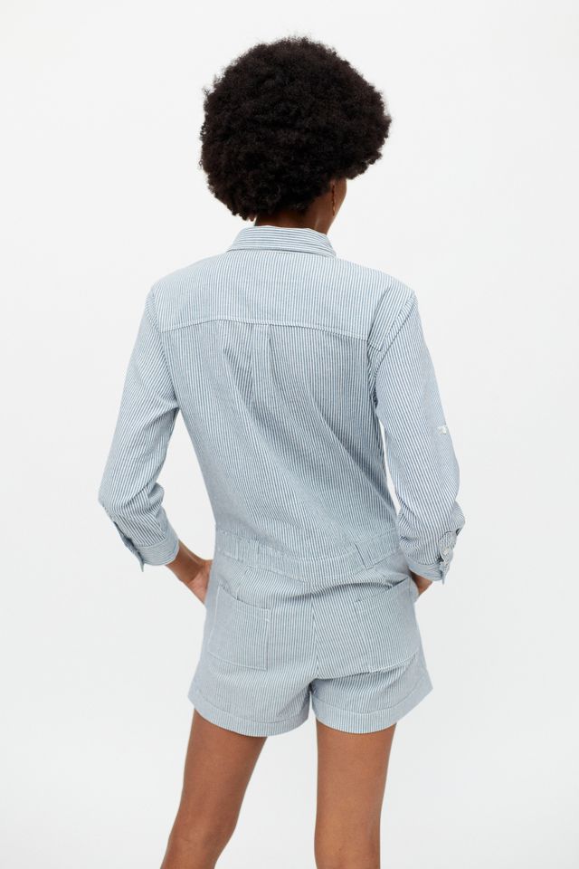 Afternoon The Label Marille Striped Shortall Coverall #1