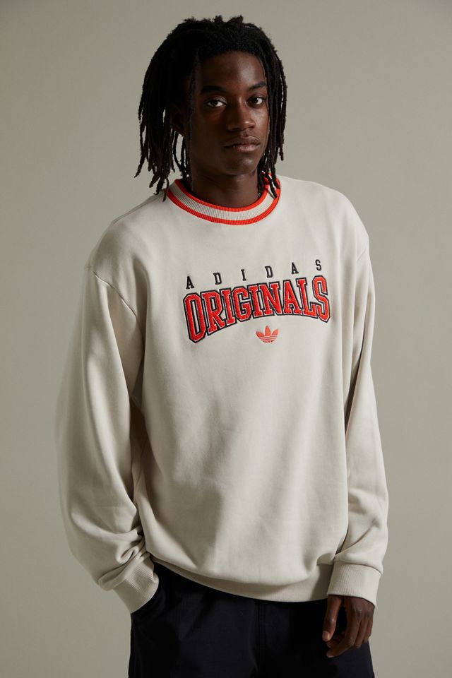 Desgastar historia junio adidas Originals Script Crew Neck Sweatshirt | Urban Outfitters