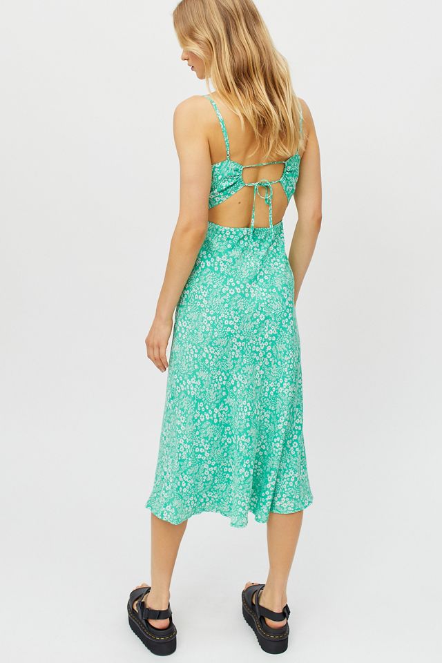 ASTR The Label Gabrielle Cutout Midi Dress | Urban Outfitters