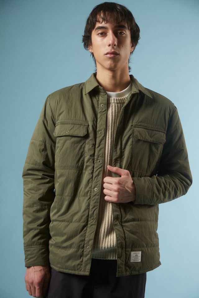 Alpha Industries Quilted Shirt Jacket | Urban Outfitters