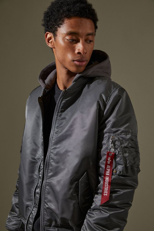 Alpha Industries MA-1 Natus Hooded Jacket | Urban Outfitters