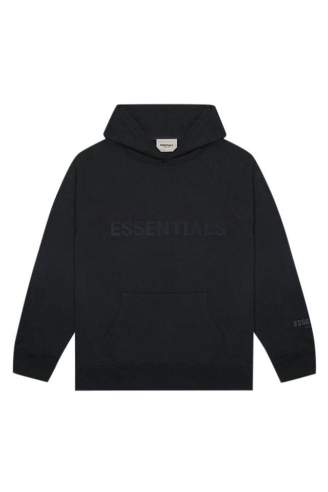 Fear of God Essentials 3D Silicon Applique Pullover Hoodie Dark  Slate/Stretch Limo/Black - SS20 - US