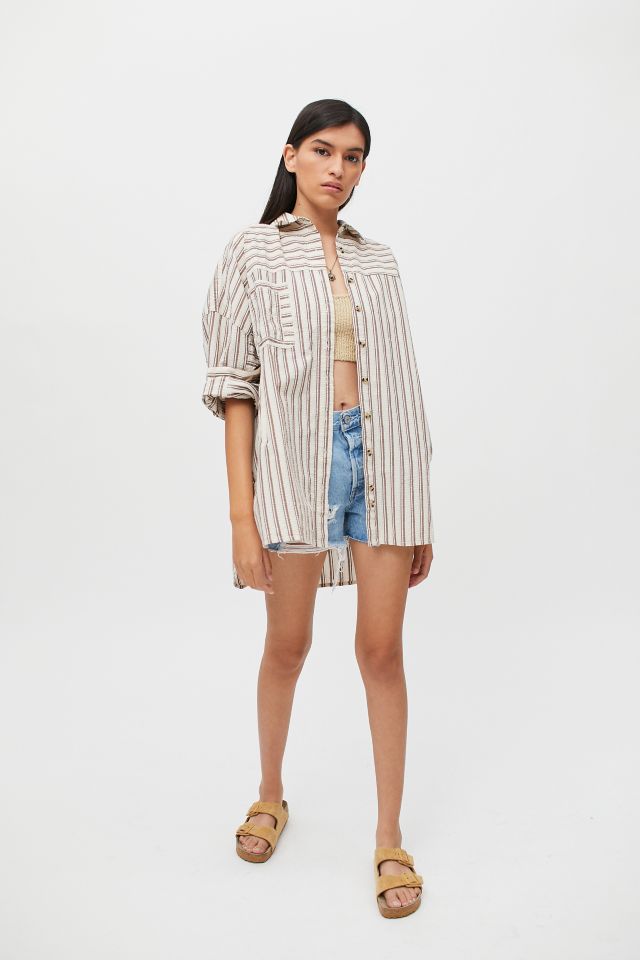 UO Bryce Longline Button-Down Shirt #2