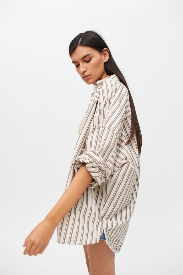 UO Bryce Longline Button-Down Shirt #4