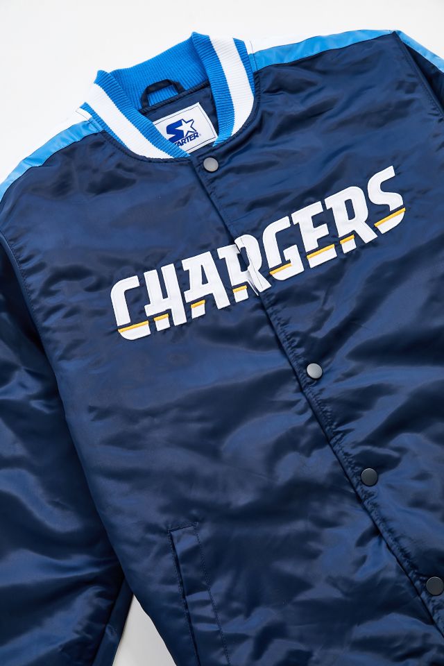 Starter Los Angeles Chargers Satin Varsity Jacket #1