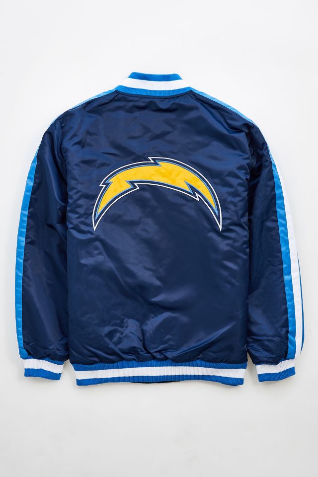 Starter Los Angeles Chargers Satin Varsity Jacket #3