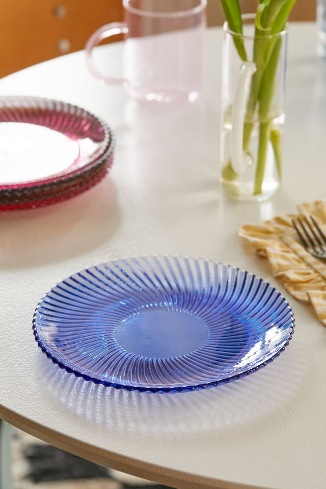 Sabine Tinted Glass Snack Plate | Urban Outfitters