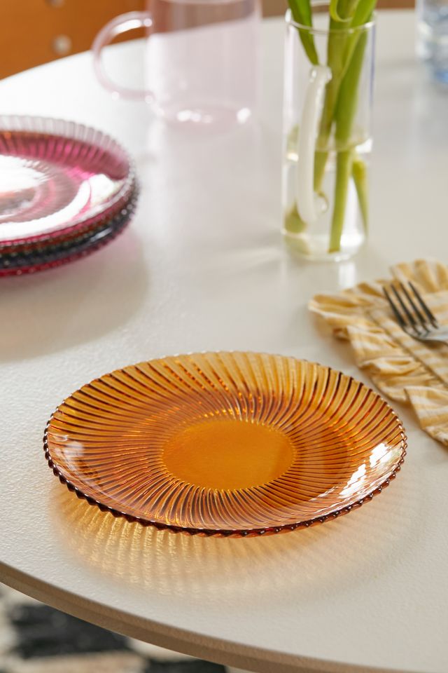 Sabine Tinted Glass Snack Plate #1