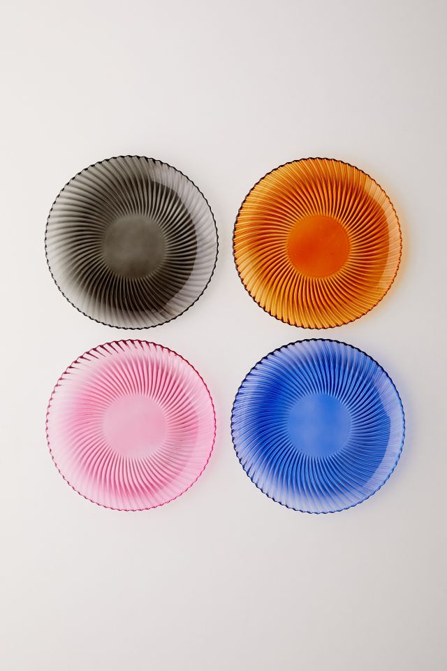 Sabine Tinted Glass Snack Plate #4