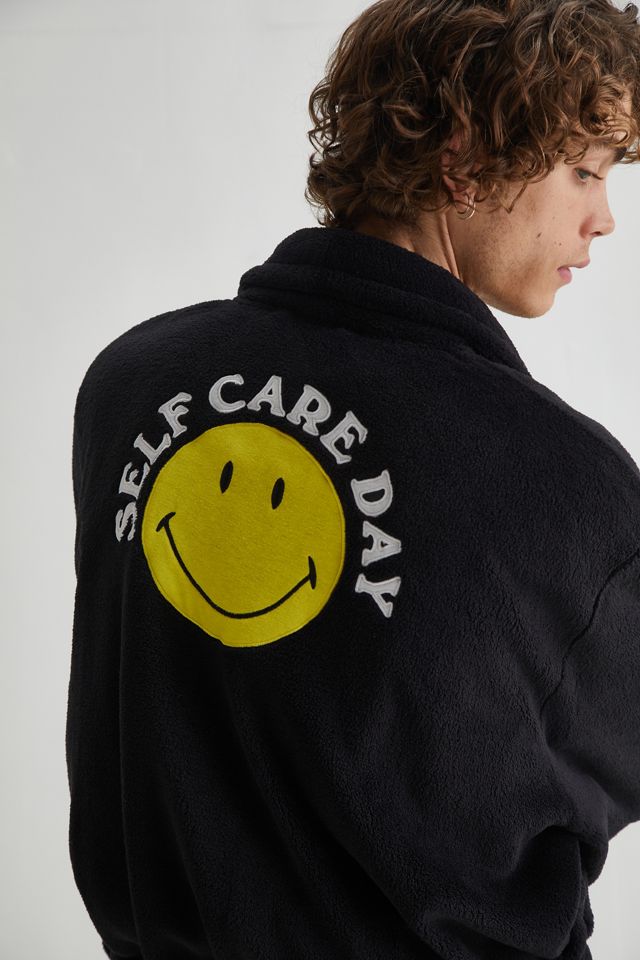 Happy Face Robe | Urban Outfitters