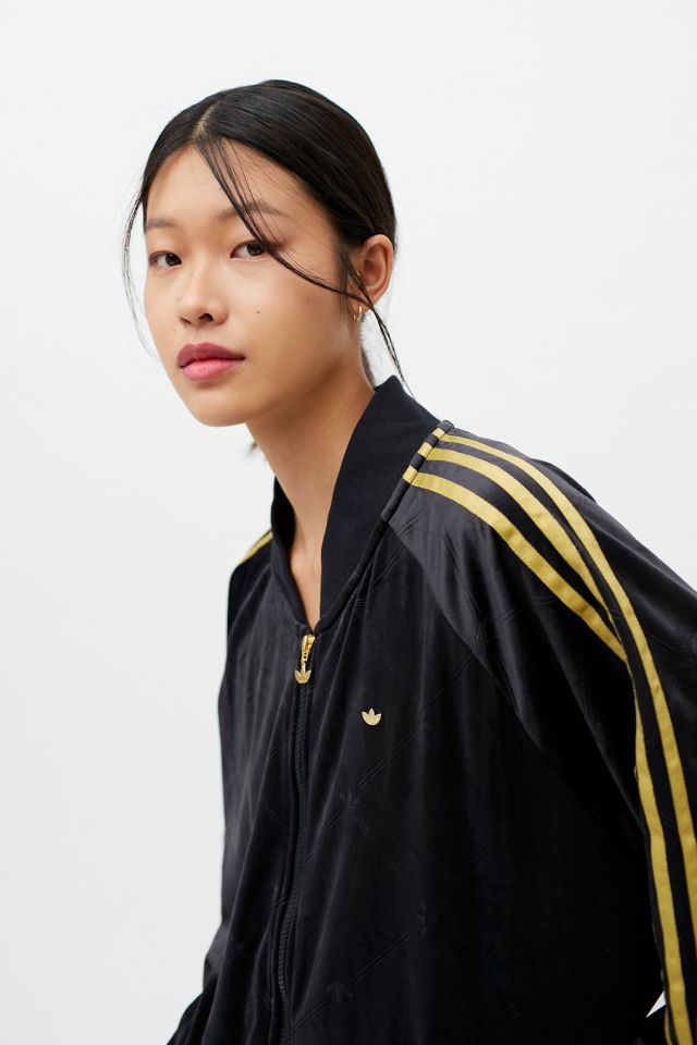 adidas Loose Velour Track Jacket #1
