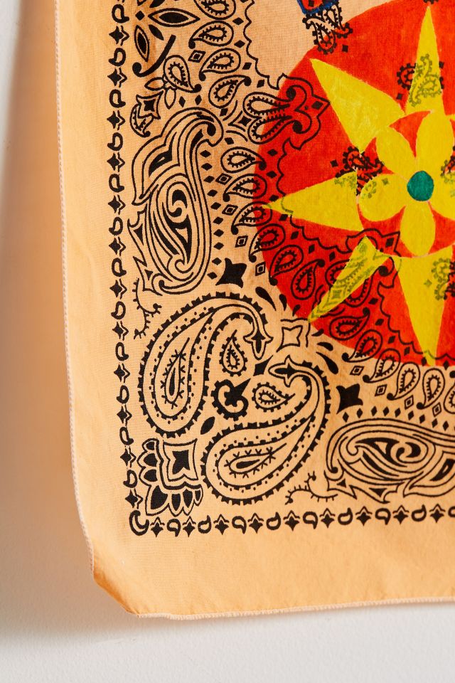 Good Universe UO Exclusive One-Of-A-Kind Vintage Hand-Painted Bandana #3