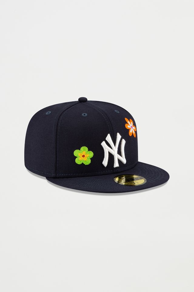 New Era New York Yankees Chain Stitch Fitted Baseball Hat #4