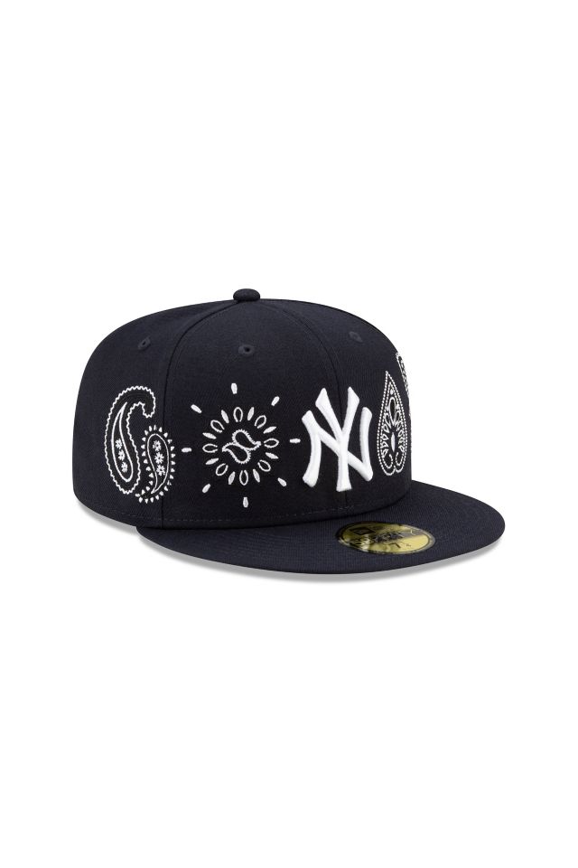 New Era New York Yankees Paisley Fitted Baseball Hat #1