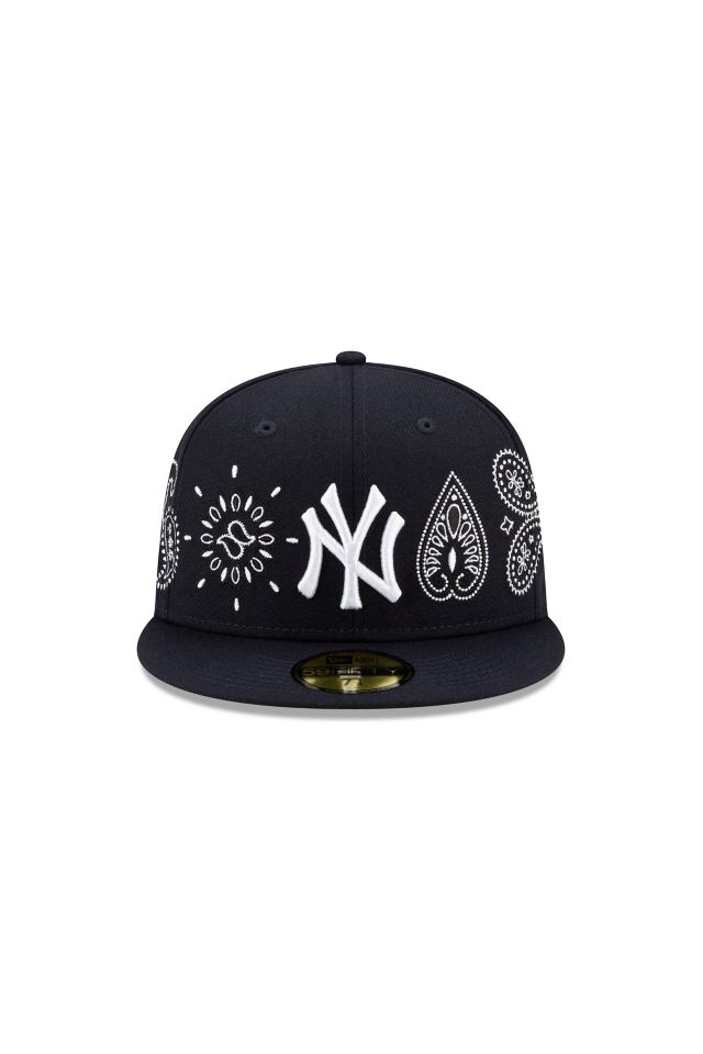 New Era New York Yankees Paisley Fitted Baseball Hat #2