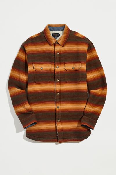 pendleton fleece lined shirt jacket